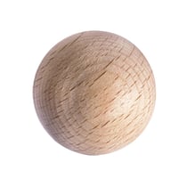 Boules en bois brut, FSC 100%, 35mm ø, 3 pces