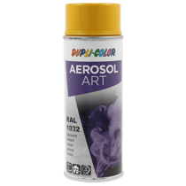 Spray de peinture - Jaune broom - RAL 1032 - Brillant - Tous supports - Aérosol Art