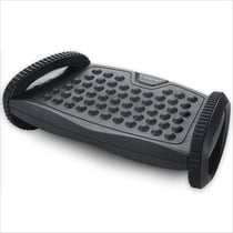 Repose Pied Bureau avec fonction de massage- Antidérapant- 3 hauteurs réglables- Inclinaison de -30 à +30 degrés- ACROPAQ