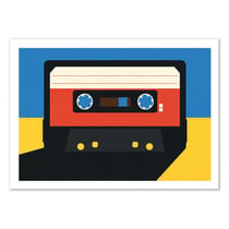 Affiche 30x40 cm - Black Tape - Rosi Feist
