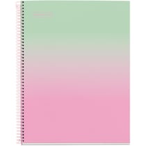 Cahier - A4 - Spirales - Petits carreaux - 80 feuilles perforées - Couverture rigide - Miquelrius