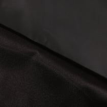 Tissu Toile à sac envers PVC déperlant ultra robuste Noir