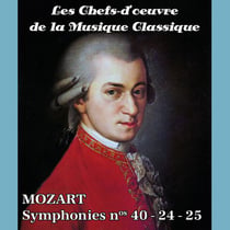 Les chefs-d'oeuvre de la musique classique - Symphonies nos 40-24-25 - CD