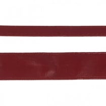 Disquette 15m sangle simili cuir Bourgogne