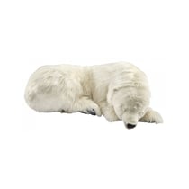Hansa Peluche Geante Ours Polaire Dormeur 105 cm H