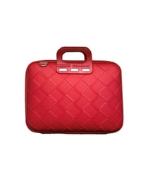 Mallette Bombata Intrecciato 13''-  Rouge