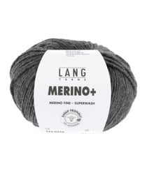 Pelote de Laine à tricoter MERINO + (PLUS) - Lang Yarns Gris (270)
