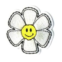 Ecusson thermocollant marguerite 4.5x4.5cm