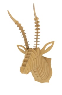 Maquette en carton Trophée Antilope 52 x 27 x 30 cm