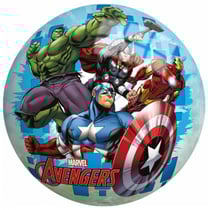 Ballon en plastique avengers : thor - hulk - captain america - iron man 23 cm - dc - john - jeu plein air