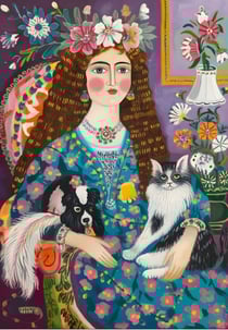 Puzzle 1000 pièces - La Dame aux Animaux - Alipson Puzzle