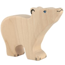 Figurine Ours polaire, petit - Holztiger