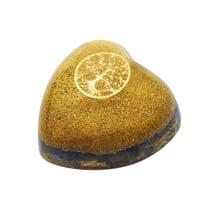 Coeur Orgonite Labradorite Arbre de vie - Omsaé