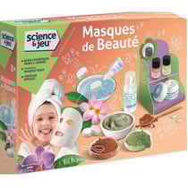 Coffret masques de beauté - science et jeu - clementoni - 52439 - cosmétiques