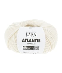 Pelote de laine vierge ATLANTIS - Lang Yarns 0002 Ecru