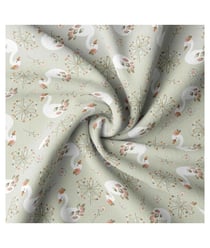 Tissu coton cygnes de 150 cm de largeur ecynotilleul vendu par 50 cm