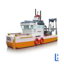 Jeux De Construction - Mould King - Le Bateau De Pêche -