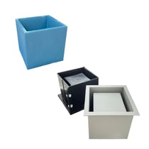 Moule en silicone 12cm x 12cm - Pot de fleurs carré 12cm