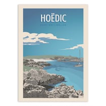 Affiche 50x70 cm - Hoedic - Turo Memories Studio