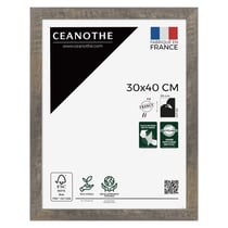 Cadre photo Alizée brun 30x40 cm