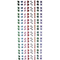 Graine Créative - Sticker époxy adhésif Fantaisie 160 pièces