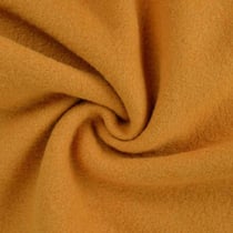 Tissu Laine bouillie Isolde uni Jaune moutarde