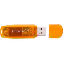 Clé usb INTENSO 2.0 RAINBOW 64go orange