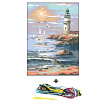 Kit canevas 30 x 40 cm Seg de Paris modèle le phare
