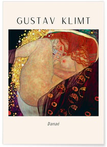 Affiche Gustav Klimt « Danaé» | A3 : 29,7x42cm