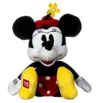 Peluche disney : minnie 90éme anniversaire 34 cm - peluche licence collector