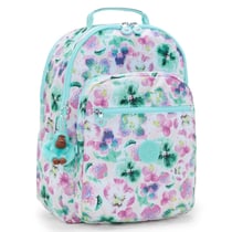 Sac à Dos Kipling Seoul COLLEGE - 44 CM Aqua Blossom
