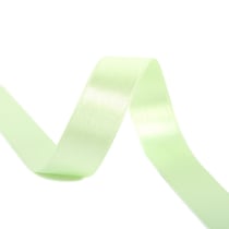 Bobine 40m ruban satin double face fabriqué en France vert nil