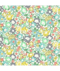 Tissu coton Liberty ® MICHELE de 145 cm de largeur MICHELE VERT vendu par 50 cm