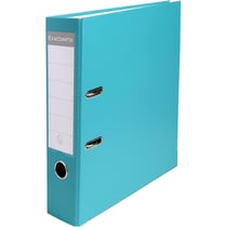 Classeur à levier - Turquoise - Dos large - 75mm - 2 anneaux - Exacompta