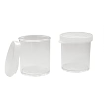 MégaCréa DIY - Petite boîte en plastique pour petit rangement 20ml 6 pièces