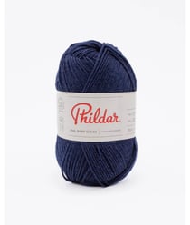 Pelote de Laine Mérino Phil Baby & Socks - Chaleur et Douceur pour Petits Pieds Marine Bleu