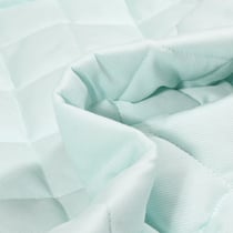 Tissu Piqué de coton Baby Matelassé réversible Bleu ciel