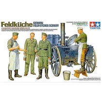Cuisine de campagne allemand avec 4 figurines