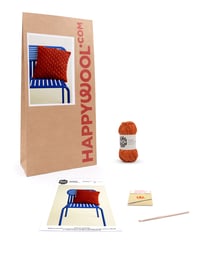 Kit Crochet Housse de coussin Dan TERRE CUITE TU