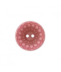 Carte de 3 boutons rosace 2 trous 20mm - Prym Rose