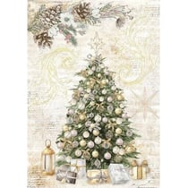 1 feuille de papier de riz 22 x 32 cm Ciao BellaMY CHRISTMAS TREE 372