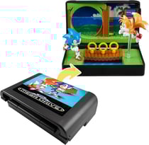 Figurine Console Heroes – Sonic the Hedgehog 2 – Diorama cartouche Mega Drive