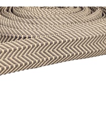 Sangle Double Chevrons 38mm gris au mètre
