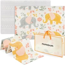 Tapis D'éveil Bébé Pliable Double faces, Tapis Mousse 180*120 Enfant, Reversible