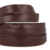Bobine 10m Sangle simili cuir marron foncé 25mm