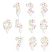 Kit 10 bougies anniversaire chiffres