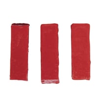 Pigments de couleur pour cire, rouge, 1x1x2,9cm, 3 pces