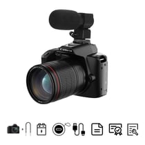 Appareil Photo Numérique 64MP Vision Nocturne WIFI 4K Avec Microphone Et Batterie Longue Durée