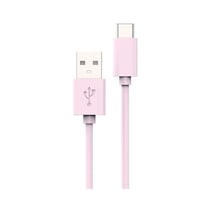 Myway Câble charge rapide et Synchronisation USB vers USB-C 1m Rose