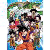 Puzzle dragon ball z vegeta - son goku - son goten - piccolo -1000 pieces - collection dessins animes - educa 18496